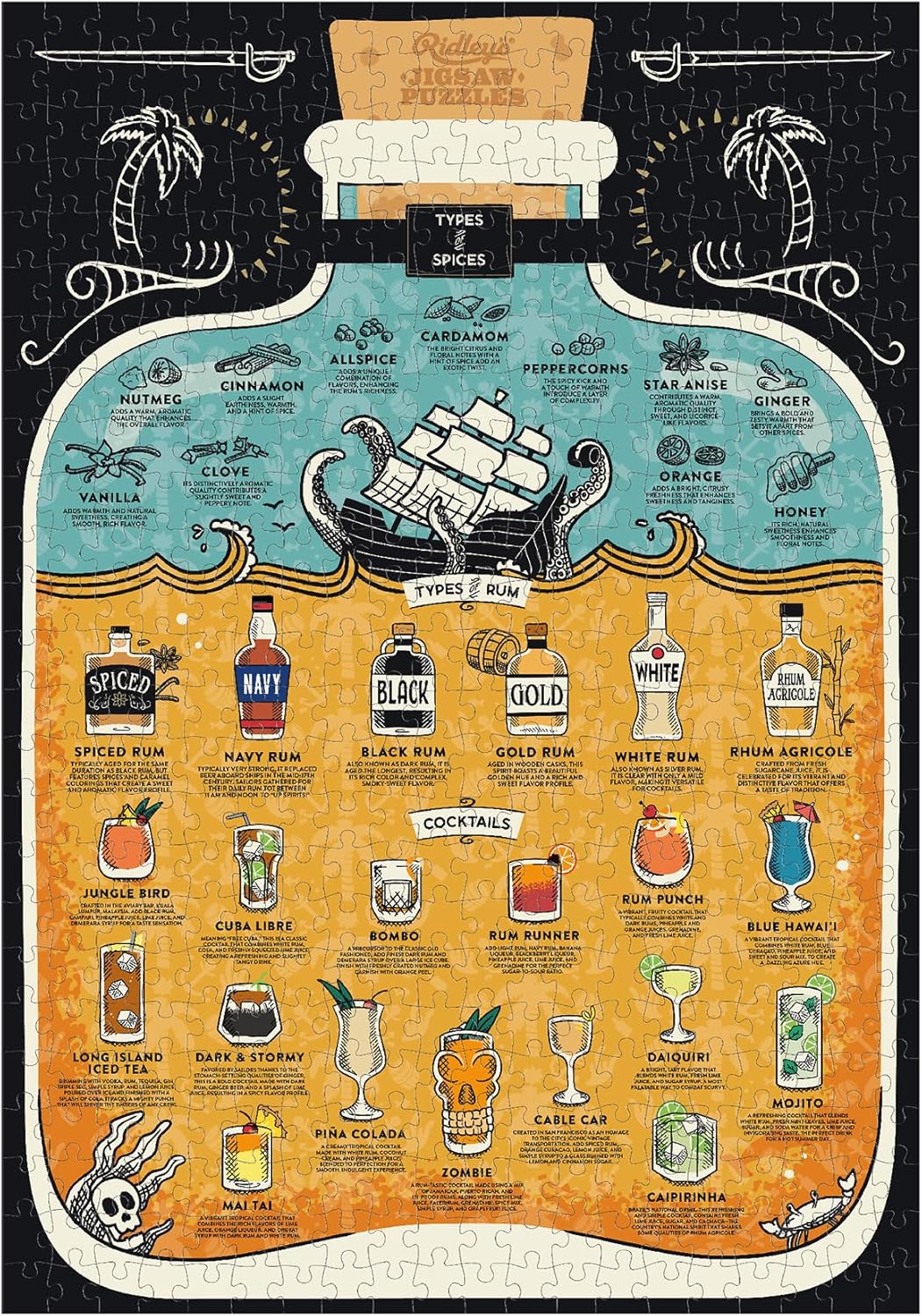 Amateurs de rhum (500 pièces)