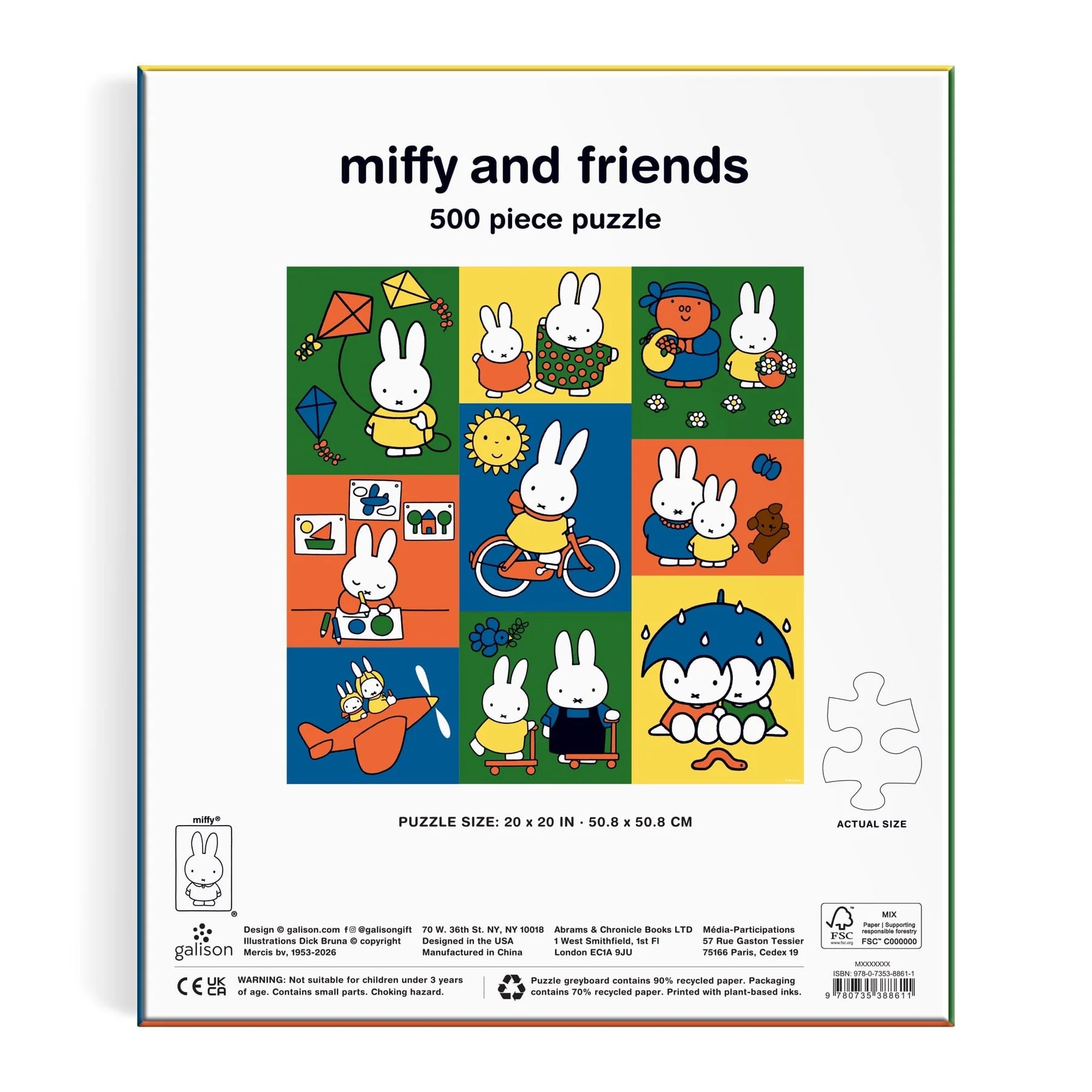 Miffy et ses amis (500 pièces)
