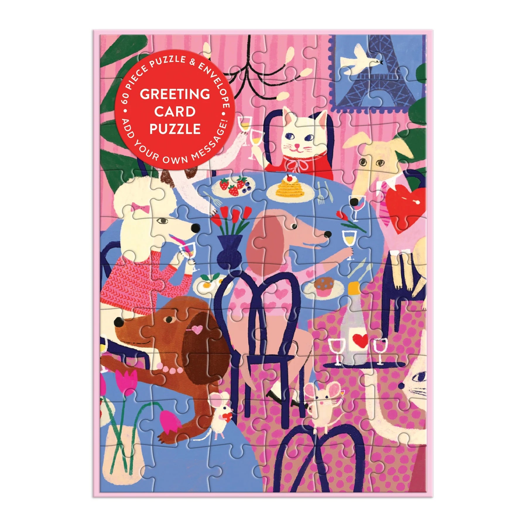 Greeting Card - Paws For Love (60pcs)
