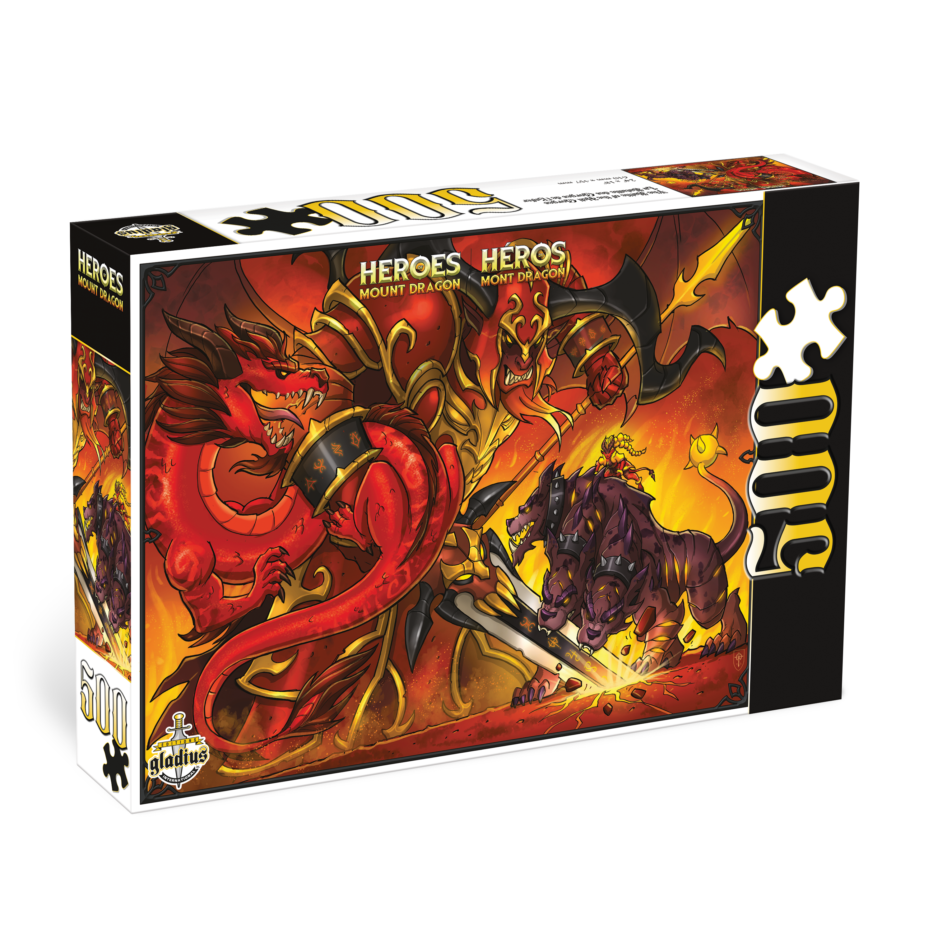 Héros du Mont Dragon – La Bataille des Gorges de l'Enfer (500pcs)