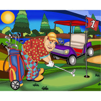 Diamond Painting - Le golfeur, Anie Maltais
