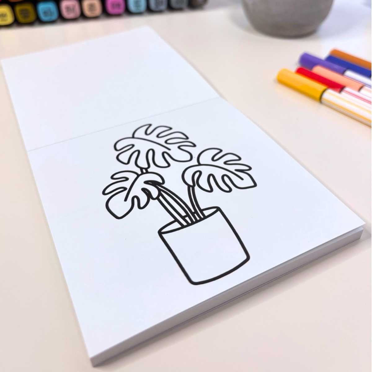 Garden Therapy - Mini Coloring Book