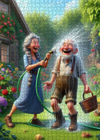 Playful Seniors - Garden Fun Seniors (1000pcs)