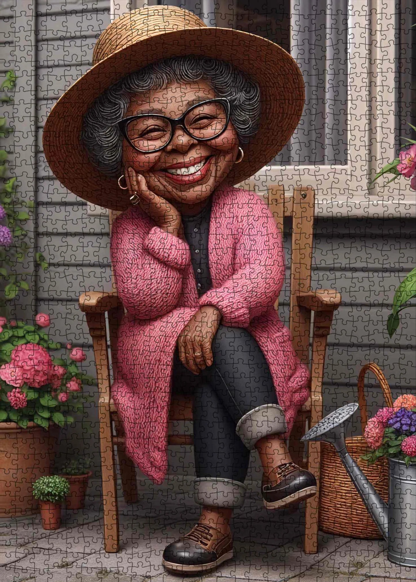Playful Seniors - Garden Serenity (1000pcs)