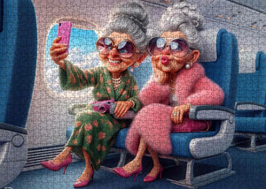 Playful Seniors - Glamorous Grandmas Selfie (1000pcs)