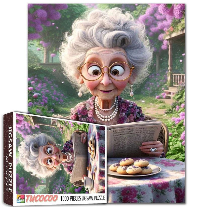 Playful Seniors - Grandma's Garden Tea Time (1000pcs)