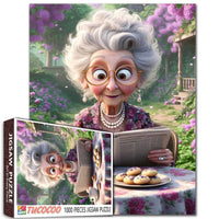 Playful Seniors - Grandma's Garden Tea Time (1000pcs)