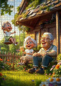 DMG Playful Seniors - Grandparents Garden Swing (1000pcs) (DAMAGED BOX)