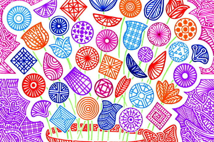 Puzzle Packs - Flower Doodles