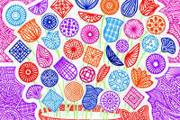 Puzzle Packs - Flower Doodles