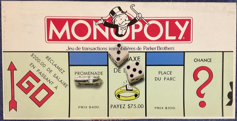 PFG Monopoloy Game (French Version) (Usage/Used - PUZZLES FOR GOOD)