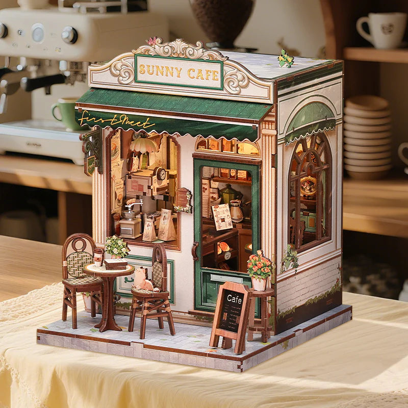 Coin lecture - Café ensoleillé (bois)