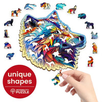 Wooden.City - Classy Wolf (250pcs) (Wooden Jigsaw Puzzle)