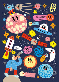 Cartographie / exploration céleste Celeste, Laura Lhuillier (1000pcs)