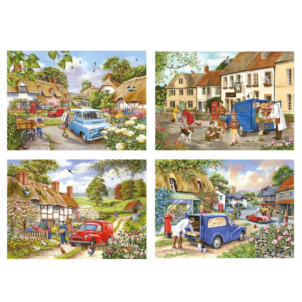 Village Life (4 x 500 pcs)