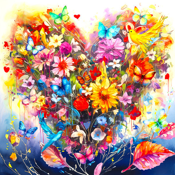 Bouquet Heart, Claudia McKinney (500pcs)