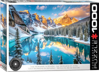 HDR Photography - Lake Morraine in Winter (1000pcs)