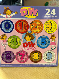 PFG ARTHUR - Nombres (24pcs) (utilisation / utilisée - puzzles pour de bon)