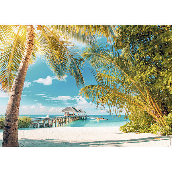 PFG Collection Evasion - Plage Paradisiaque (1500pcs) (Usage/Used - PUZZLES FOR GOOD)