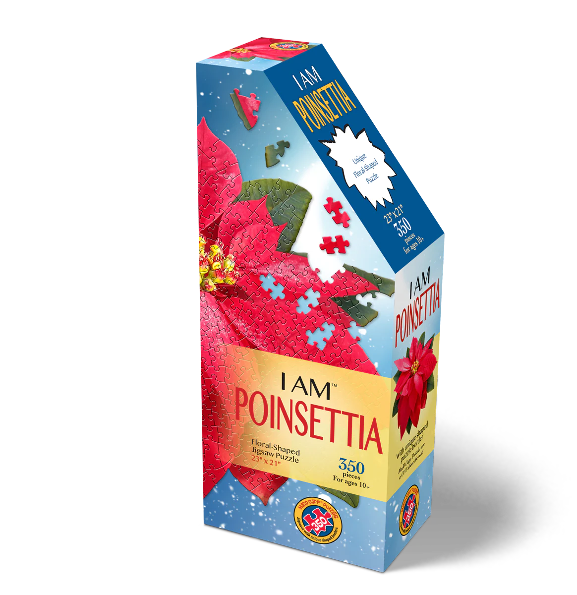 I Am Poinsettia (350 pcs SHAPED)
