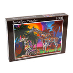 Girafes multicolores / girafes arc-en-ciel, anie maltais