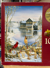 PFG Countryside Cardinals (1000pcs) (Usage/Used - PUZZLES FOR GOOD)