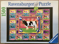 PFG Ravensburger Rainbow Cow (1500pcs) (Usage/Used - PUZZLES FOR GOOD)