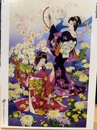 PFG deux dames avec des fans (utilisation / utilisée - puzzles pour de bon)