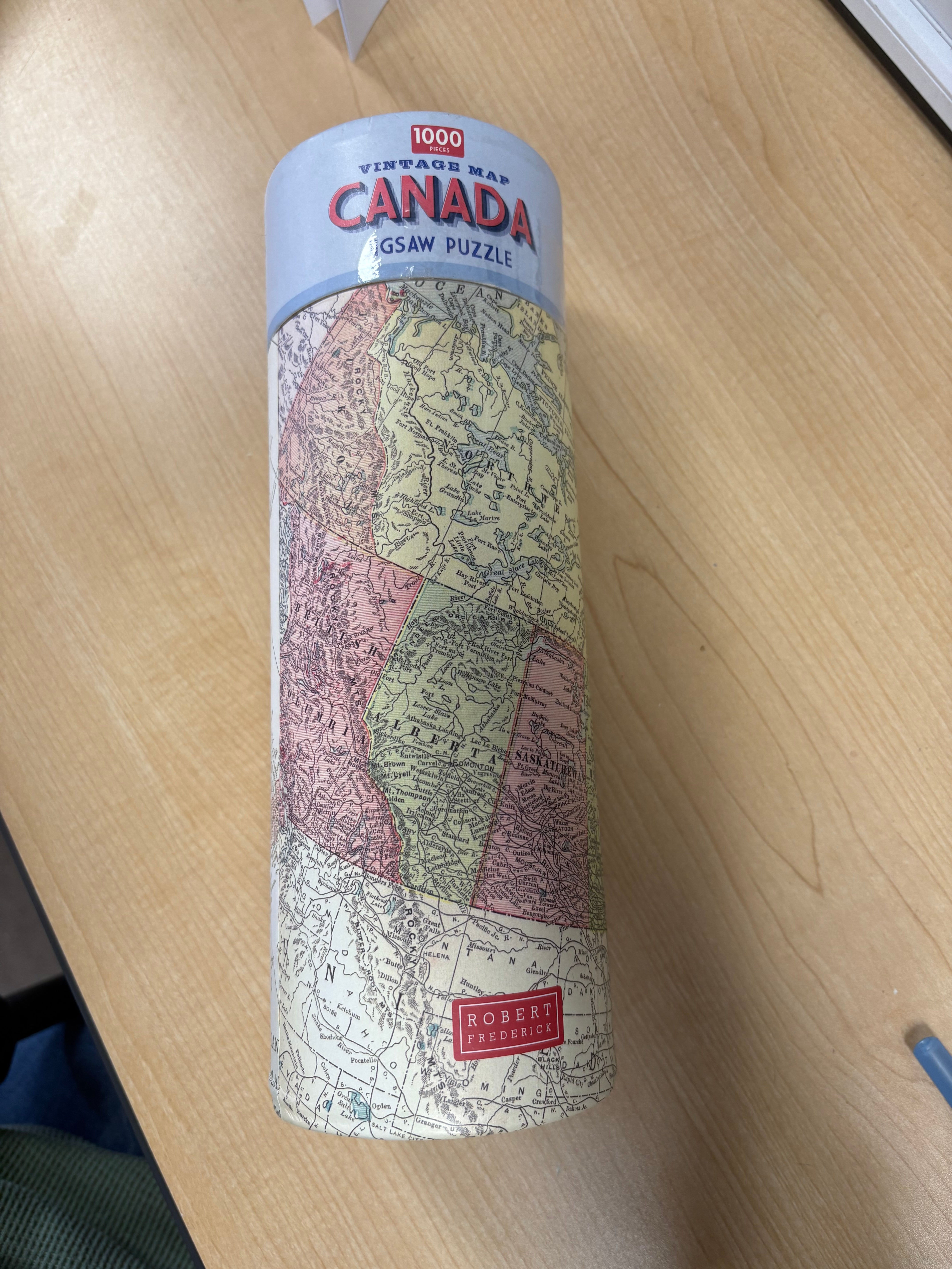 PFG Vintage Map of Canada (Usagé/Used - PUZZLES FOR GOOD)