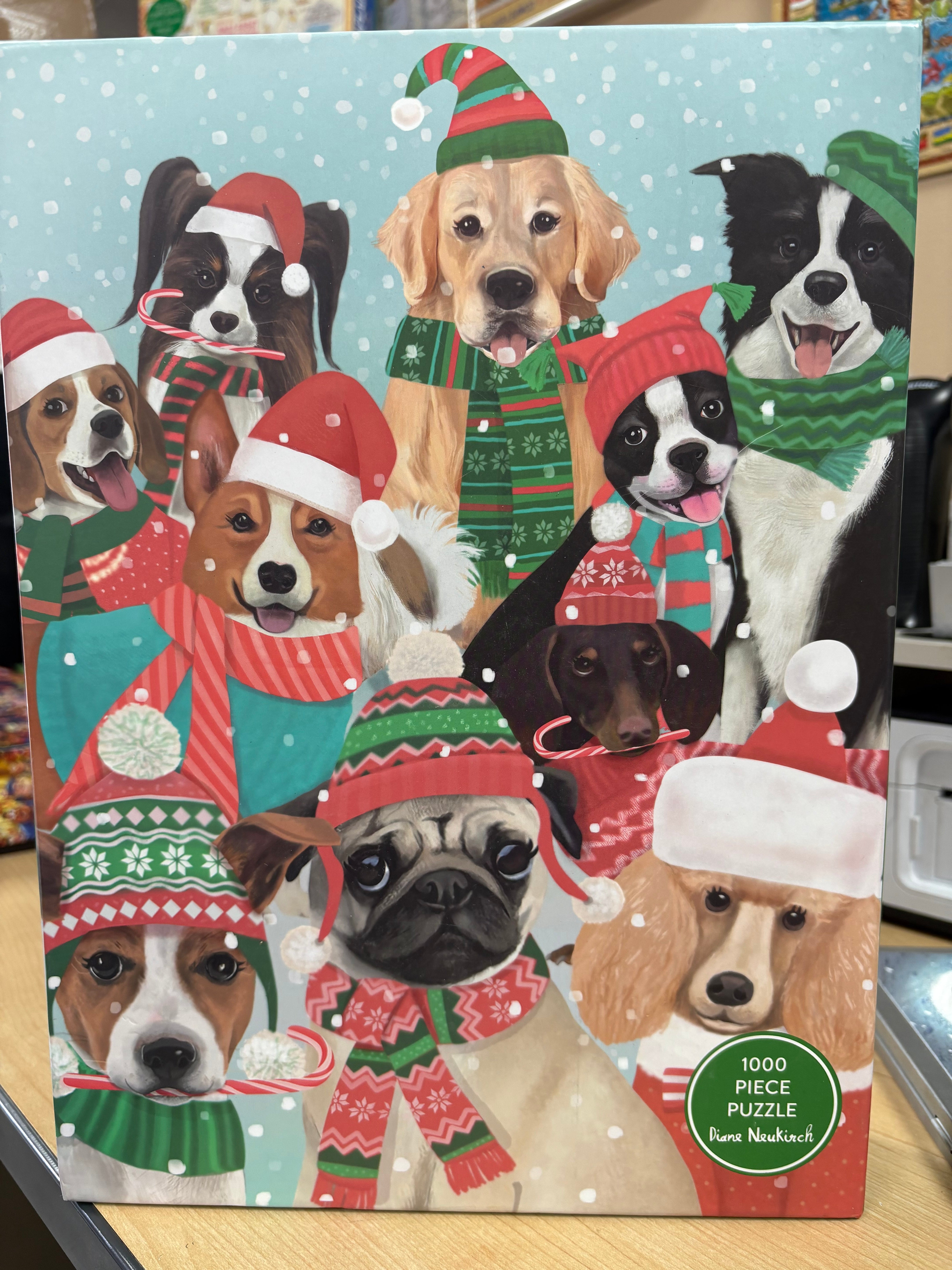 PFG Holiday Hounds (1000pcs) (Usage/Used - PUZZLES FOR GOOD)