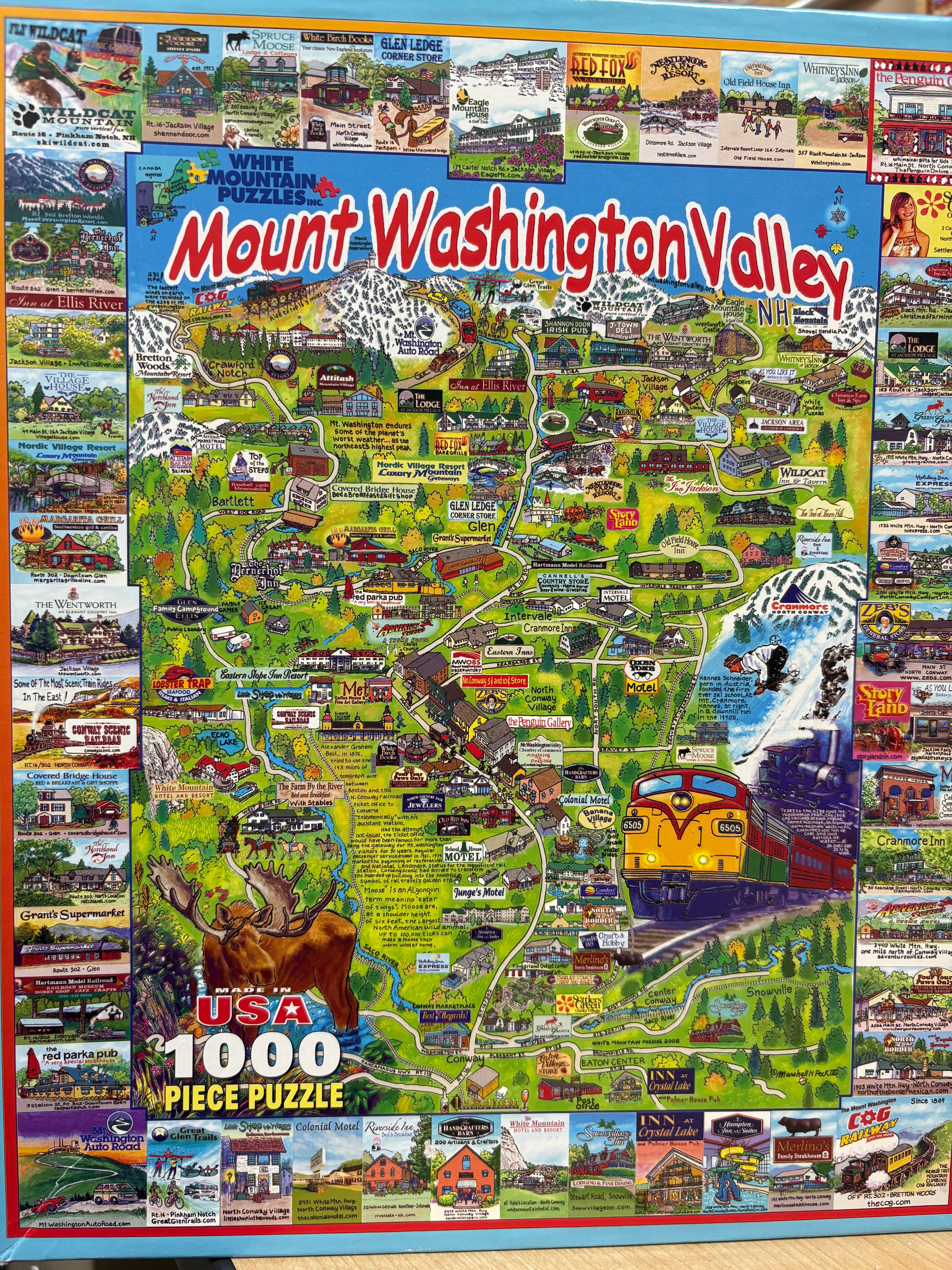 PFG Mount Washington Valley, New Hampshire (1000pcs) (Usage/Used - PUZZLES FOR GOOD)