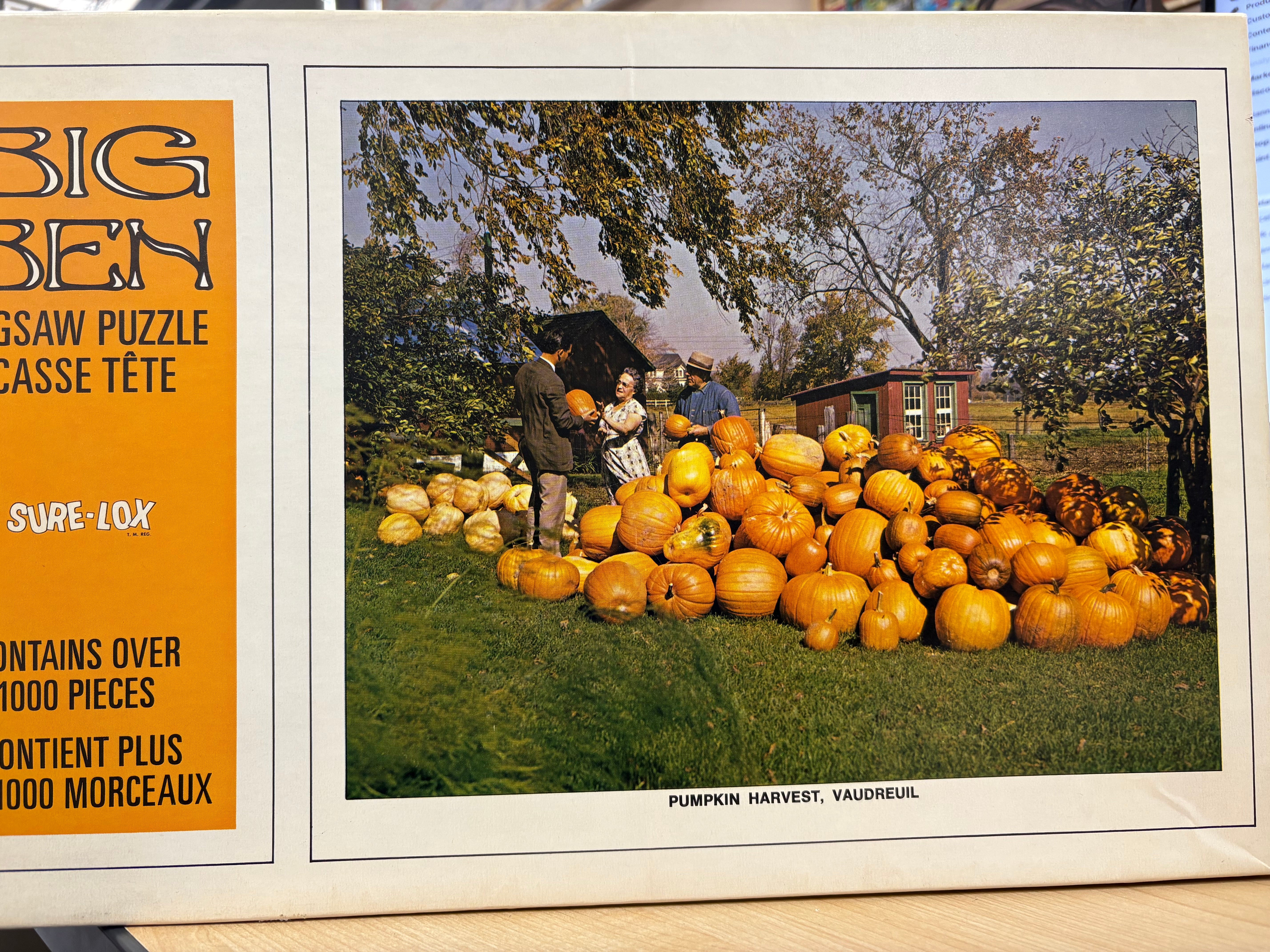 PFG Big Ben - Pumpkin Harvest, Vaudreuil (Usage/Used - PUZZLES FOR GOOD)