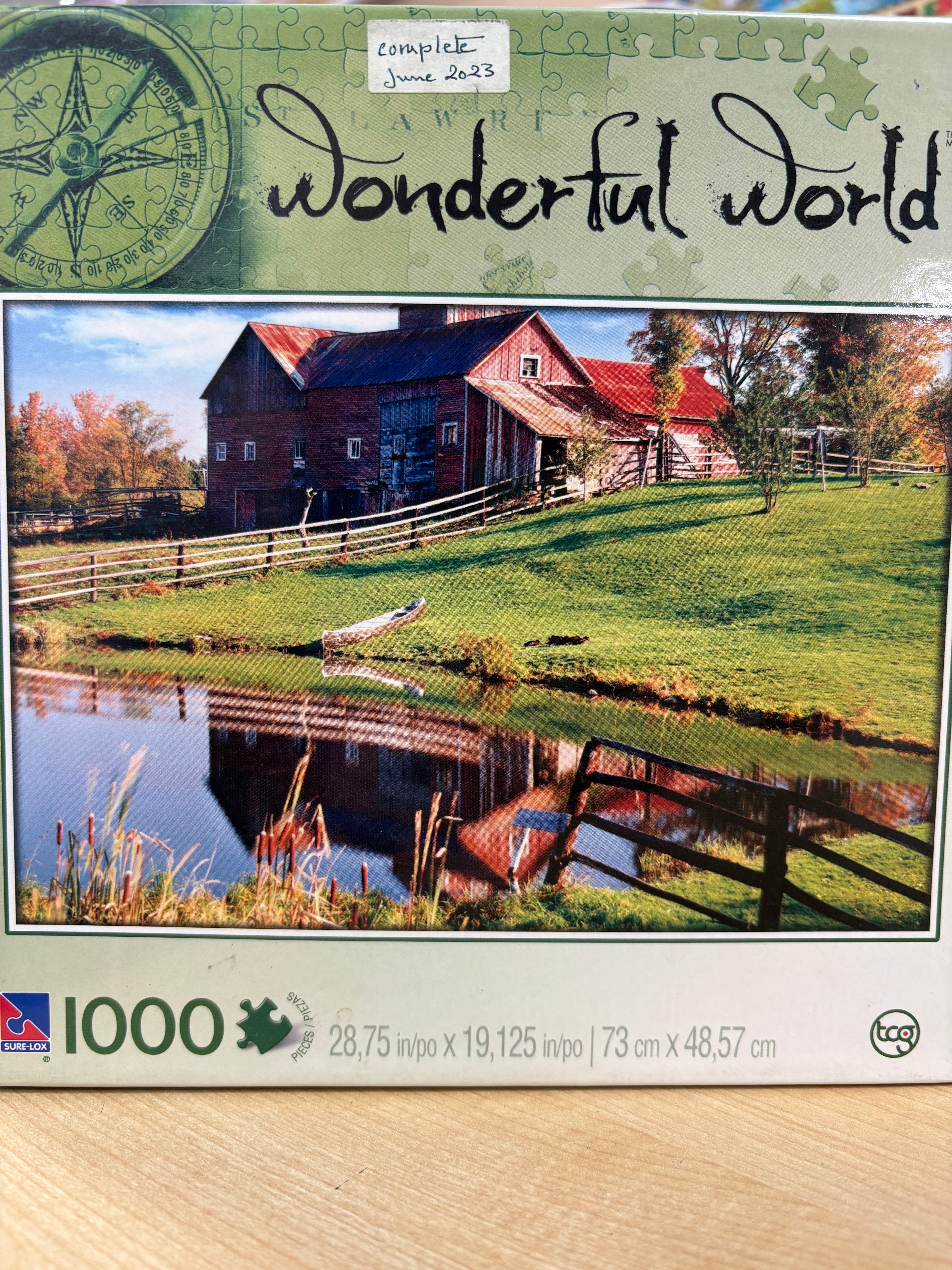 PFG Wonderful World - Craftsbury Common, Vermont (Usage/Occasion - PUZZLES FOR GOOD)