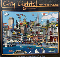 PFG City Lights - The Heart of San Francisco (750 pcs) (Usage/Used - PUZZLES FOR GOOD)
