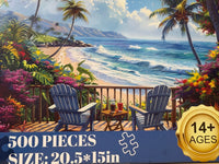 PFG Beach Vacation (500pcs) (Usage/Used - PUZZLES FOR GOOD)