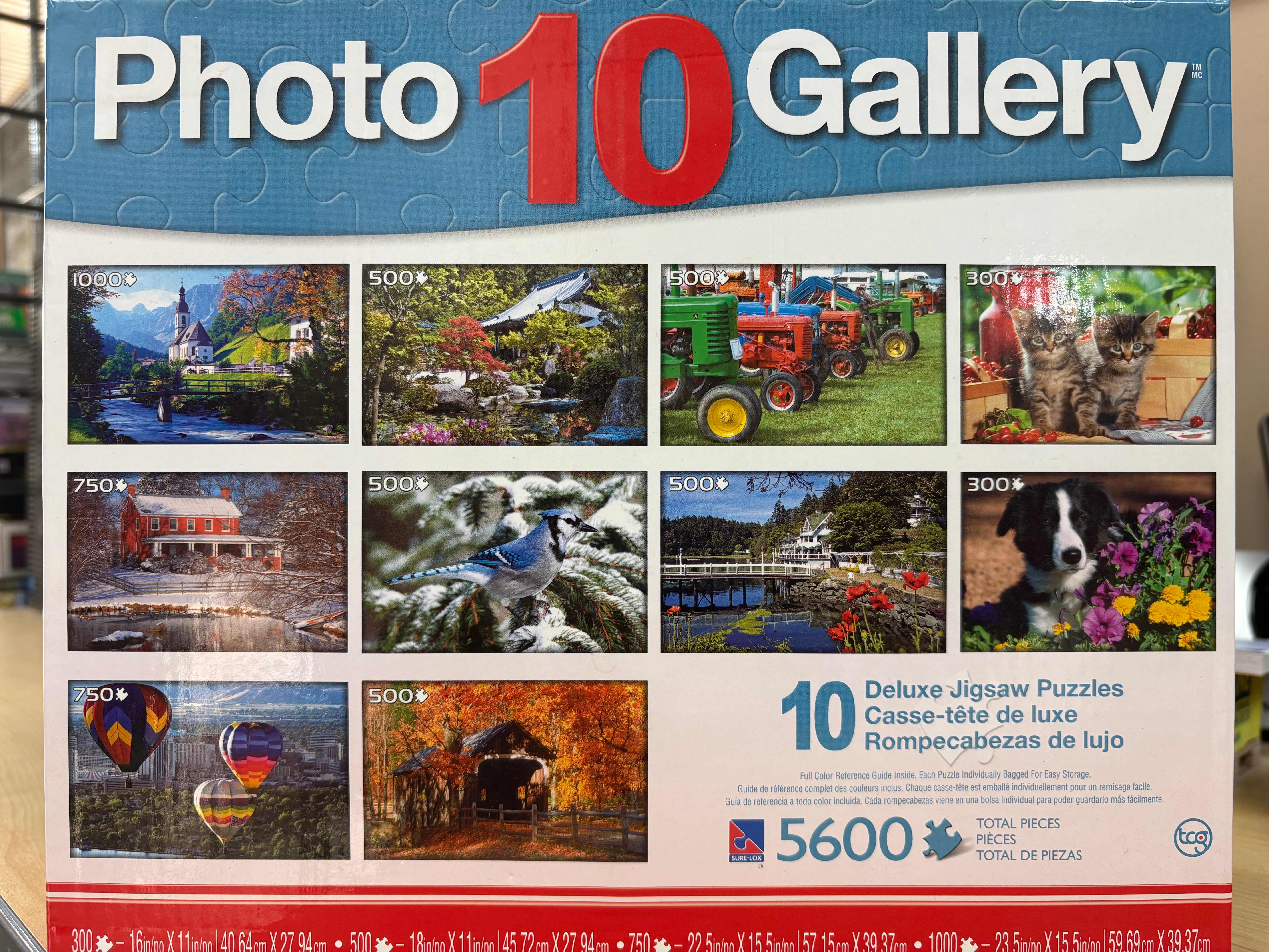 Pack multiple PFG Photo Gallery 10 en 1 (Utilisation/Occasion - PUZZLES FOR GOOD)