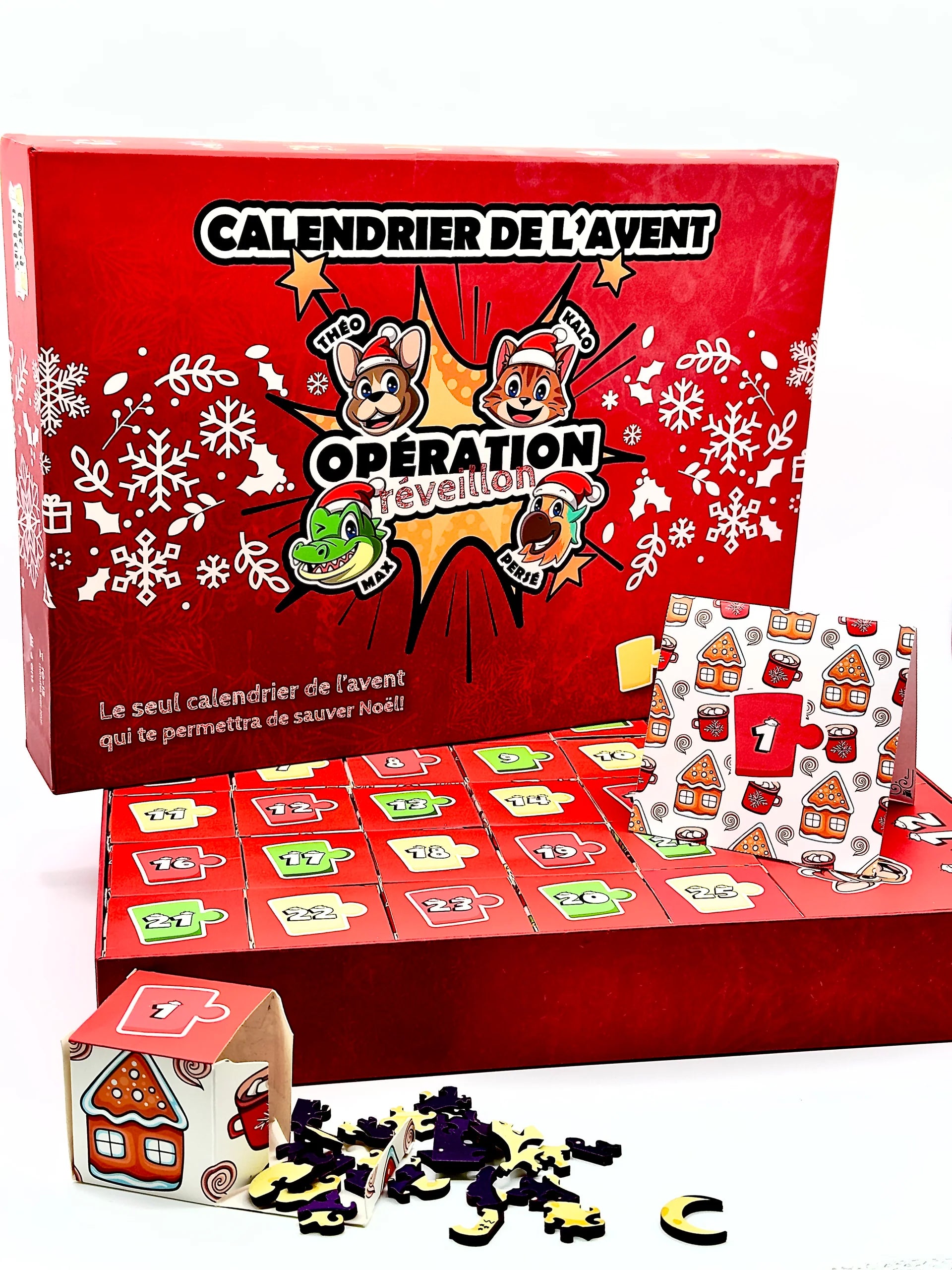Wood Advent Calendar (24 days)