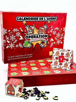 Calendrier de l'Avent en bois (24 jours) 