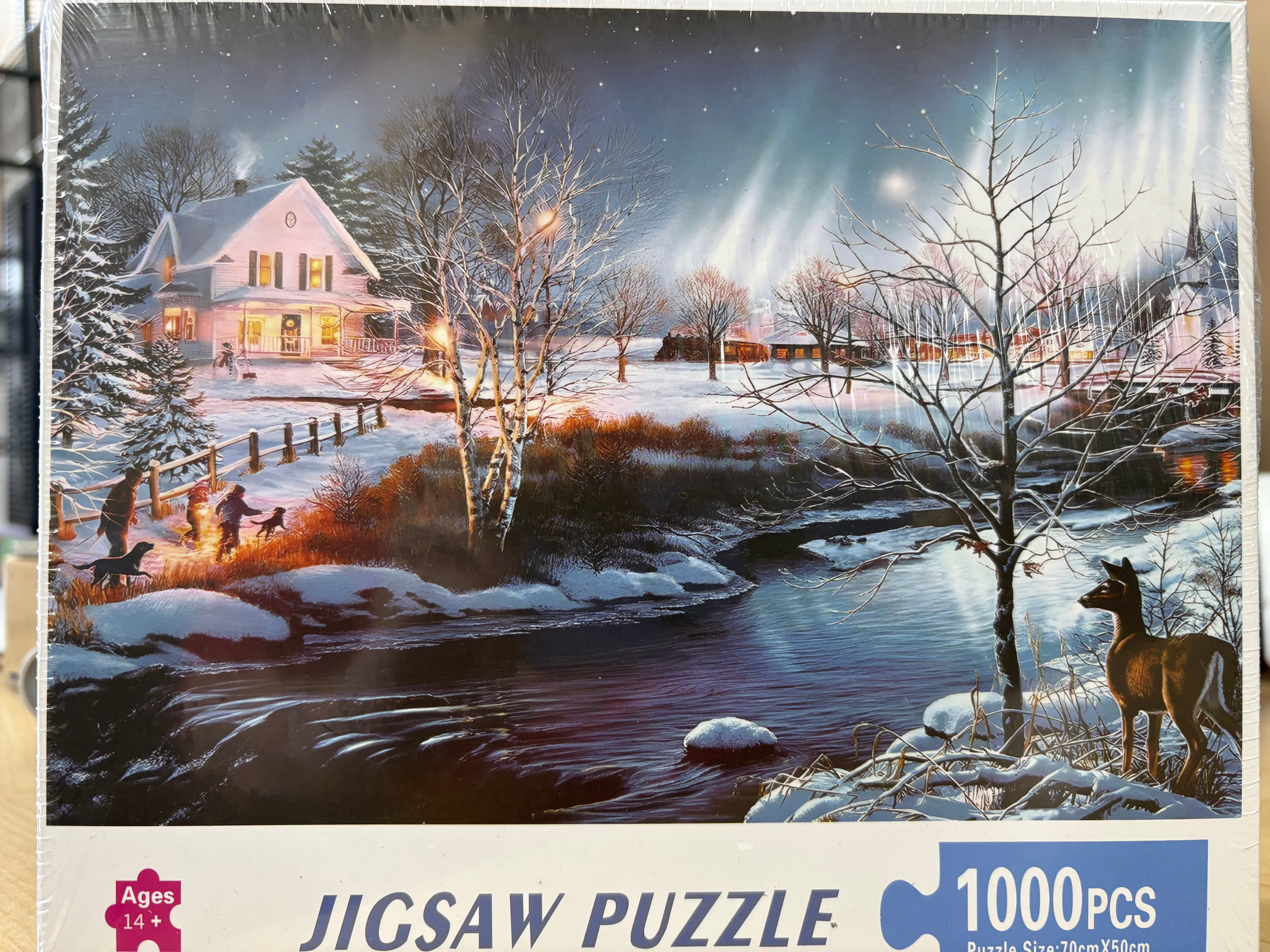 PFG Chalet de montagne hivernal (Usagé - PUZZLES FOR GOOD)