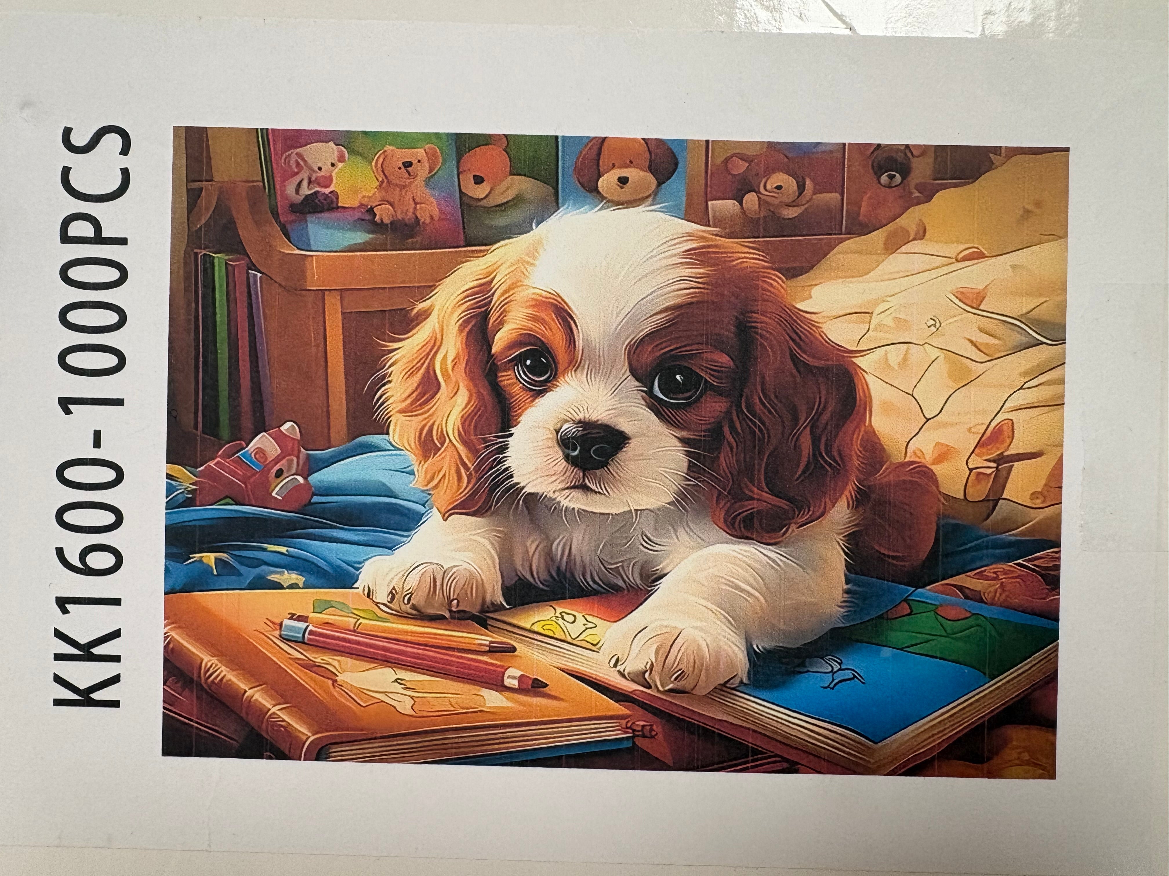 PFG Chiot à Colorier (Usage/Utilisé - PUZZLES FOR GOOD)