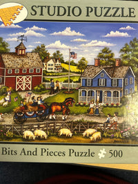 Astérix puzzle 500 pieces - astérix au village - ravensburger