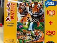 PFG 2-en-1 Mère Tiger et Cub & Tiger Paradise (utilisation / Utilisé - Puzzles pour de bon)