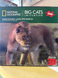 PFG 3D National Geographic - Lion (USAGÉ / USET - Puzzles pour de bon)