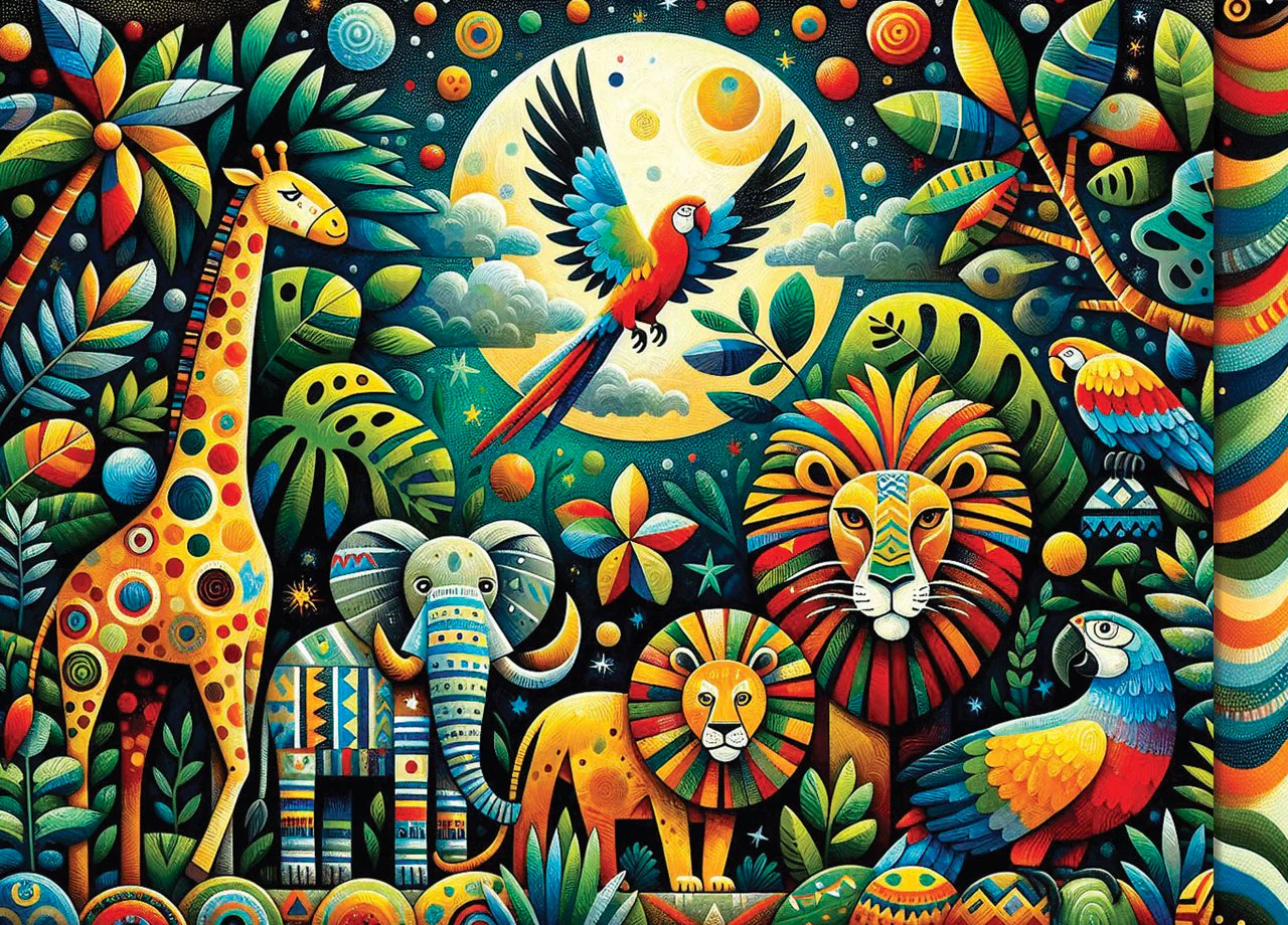 Dans la jungle (1000pcs)
