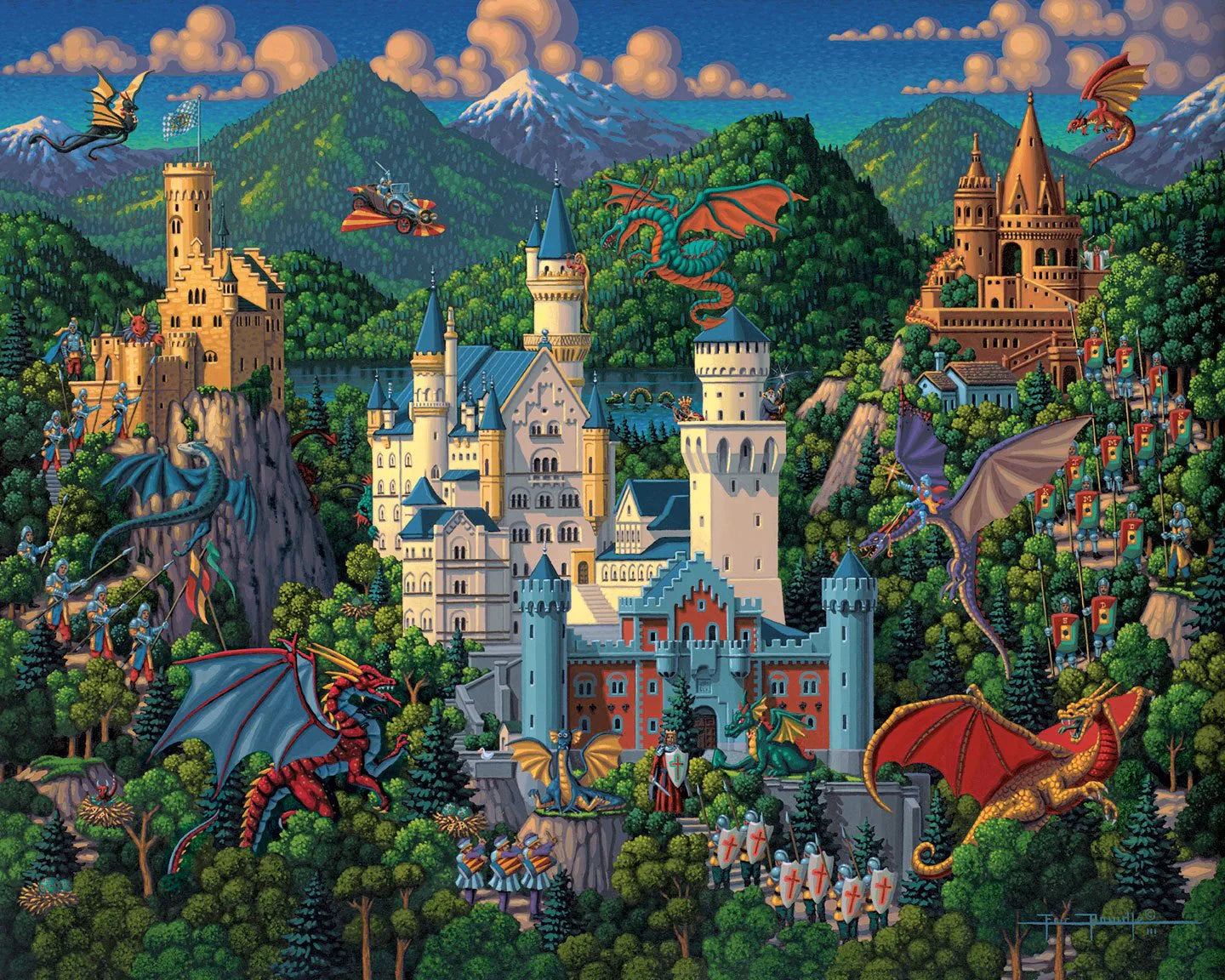 PFG Imaginary Dragons (100pcs) (Usage/Used - PUZZLES FOR GOOD)