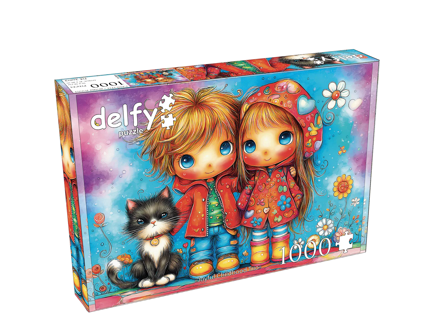 Trio d'enfants joyeux (1000 pièces)