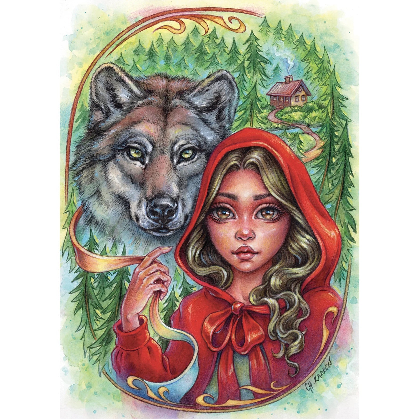Little Red Riding Hood, Christine Karron (1000pcs)
