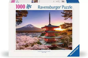 PFG Ravensburger Mount Fuji Cherry Blossom View (1000pcs) (Usage/Used - PUZZLES FOR GOOD)