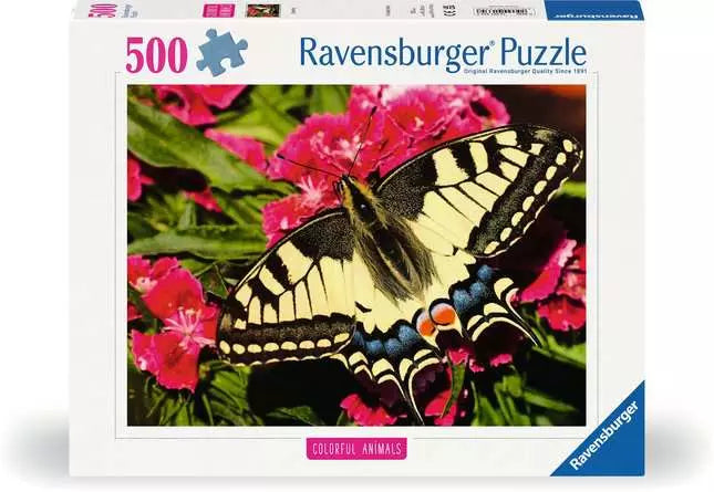 Ravensburger Animaux Colorés - Papillon (500 pièces)