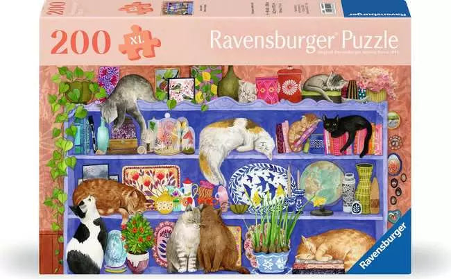 Ravensburger Chats sur étagère (200 pièces XL)